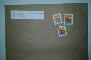 Carta endereçada ao carteiro Giancarlo Antonioni Quintana Pereira
Foto: Keka Werneck / Terra