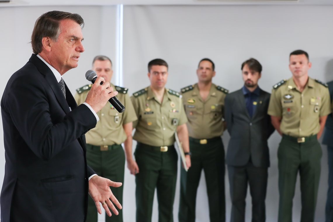 Bolsonaro alerta para guerra da informação Marcos Corrêa/PR