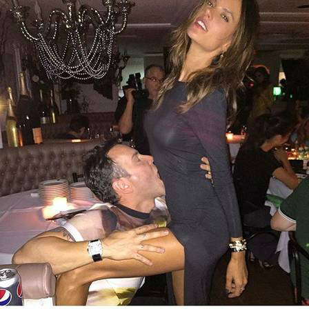 Mazzafera com Alessandra Ambrósio Foto: Instagram