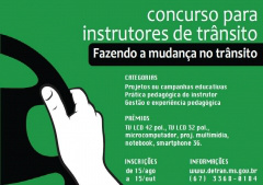 Inscrições para V Concurso para Instrutores de Trânsito do Estado continuam abertas