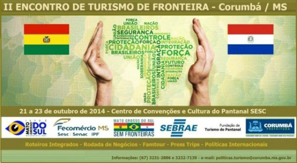 Encontro sobre turismo de fronteira agita Corumbá Encontro sobre turismo de fronteira agita Corumbá
Foto: Divulgação