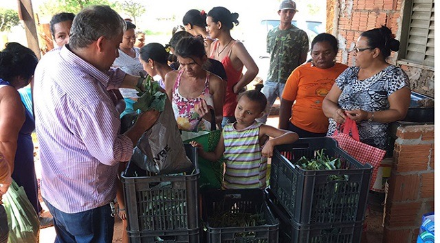 Hortaliças cultivadas no presídio de Dourados são doadas a instituições de caridade