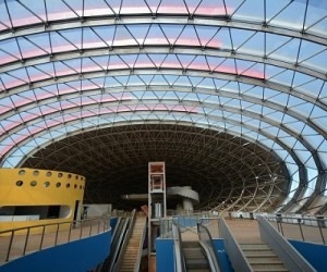 Parte interna do Aquário do Pantanal tem áreas inacabadas e setores deteriorados - Álvaro Rezende