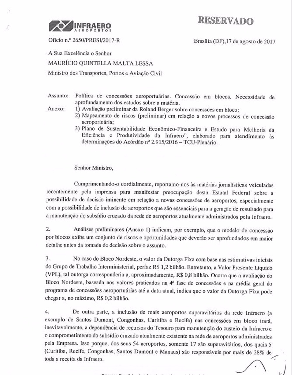 Leilão de aeroportos vai custar R$ 3 bilhões extras ao governo