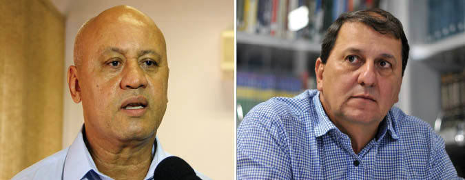 Secretários de Reinaldo Azambuja já estão de olho nas eleições de 2018 Carlos Alberto Assis (esquerda) e Sérgio de Paula planejam campanhas - Foto: Montagem