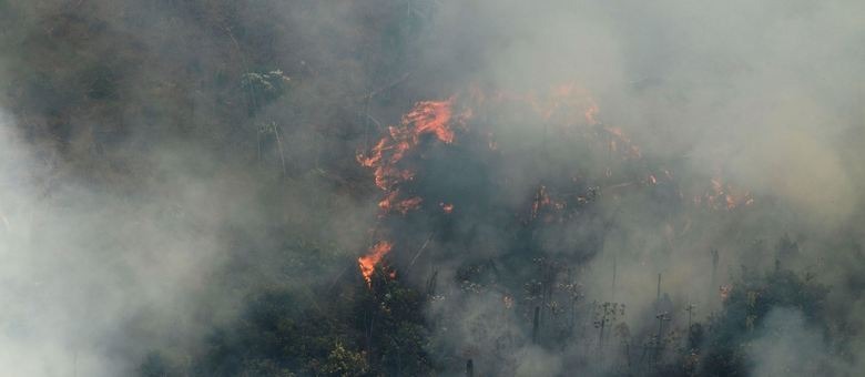 Queimada na Amazônia vira destaque no G7 neste sábado Queimadas que atingem a região da Floresta Amazônica viram destaque no G7. Joédson Alves/Efe