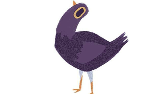 Qual a origem da Trash Dove, pomba roxa que invadiu o Facebook e virou até 'símbolo nazista' Pomba roxa foi uma criação de uma ilustradora americana.
FACEBOOK/SYD WEILER