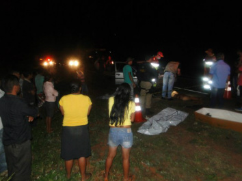 Ciclista morre em acidente as margens da rodovia BR 163 Foto: Rio Brilhante em Tempo Real