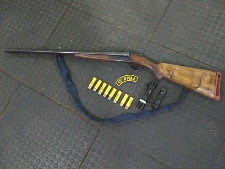 Polícia Ambiental apreende arma, munições e evita caça ilegal