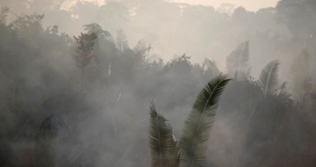 Quatro estados pedem ajuda das Forças Armadas para combate a incêndios Reuters/Ueslei Marcelino