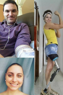 Portadores de doenças usam redes sociais para dividir histórias e ajudar outras pessoas Thiago, Laís e Anelise usam as redes sociais para compartilhar histórias e ajudar outras pessoas Foto: Arquivo Pessoal / Divulgação