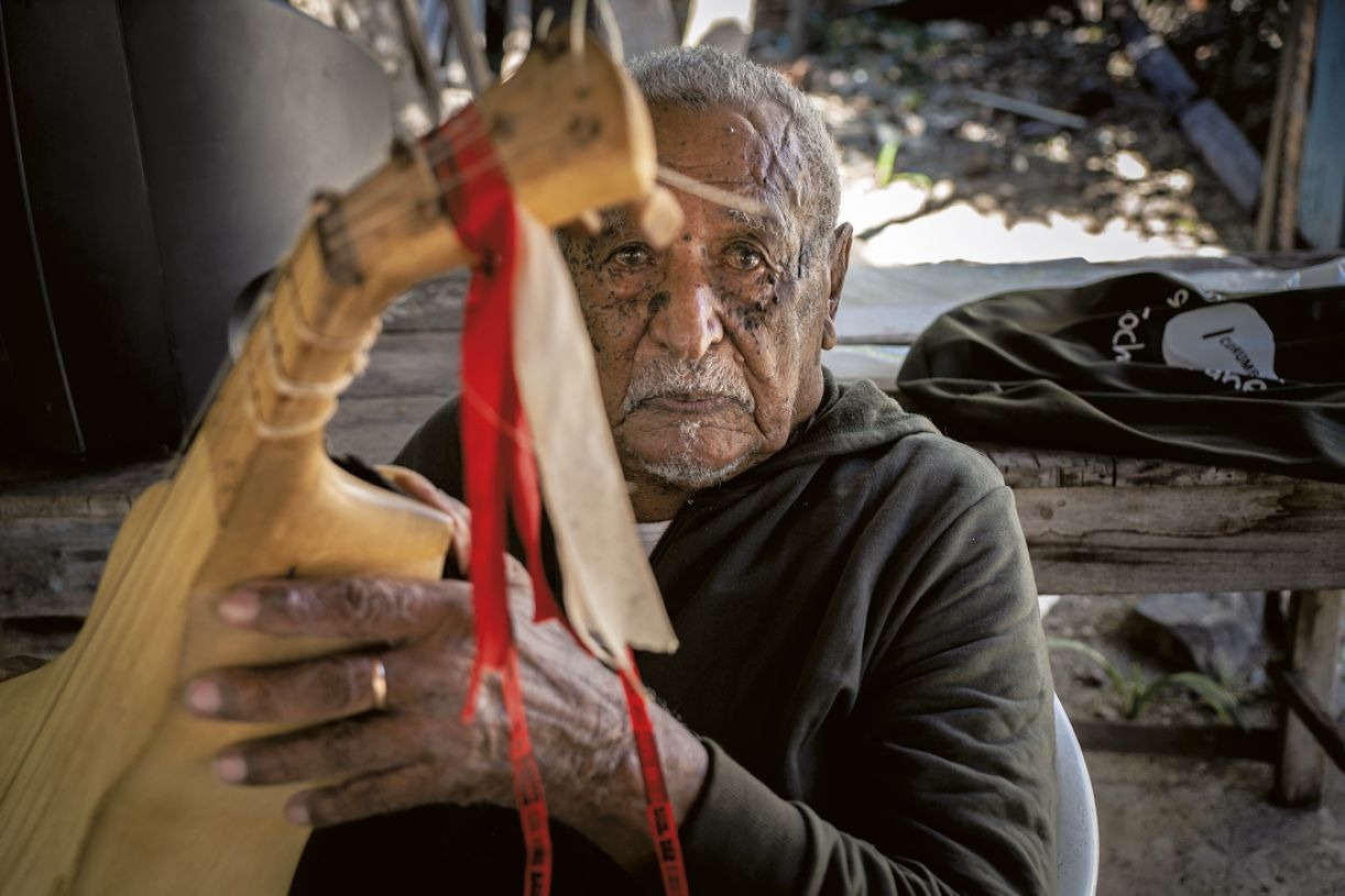 Aos 101 anos, seu Agripino vinha tendo problemas de saúde. Olívia Mindêlo/ Revista Continente