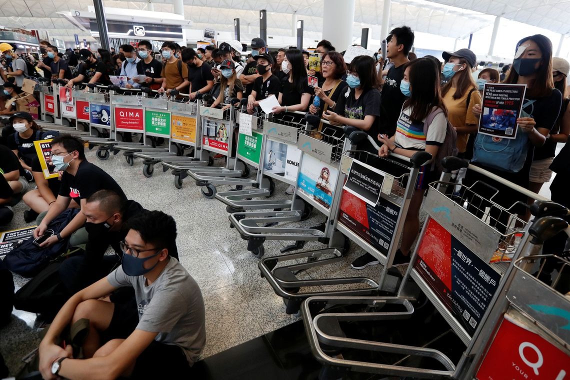 Brasileiros residentes em Hong Kong temem aumento de tensão REUTERS/Issei Kato