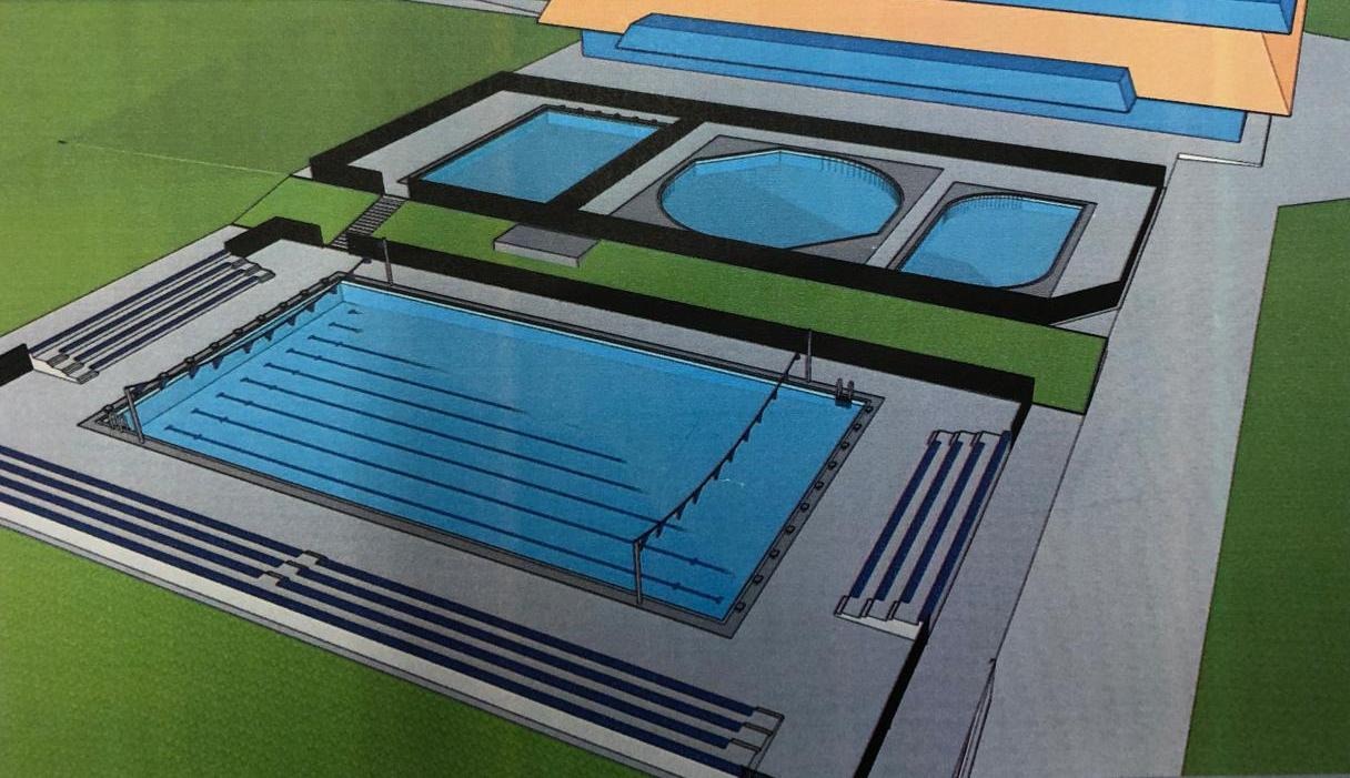 Piscina do Parque Ayrton Senna terá 50 metros, cobertura e arquibancada Piscina do Parque Ayrton Senna terá 50 metros, cobertura e arquibancada