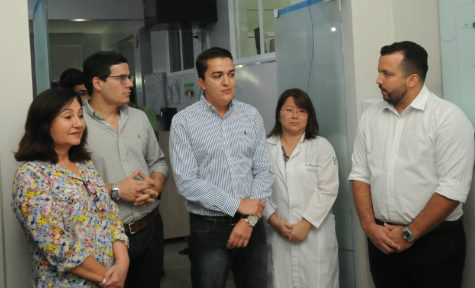 Prefeita disse que a utilização de um robô no Hospital da Vida representa mais um avanço na medicina em Dourados – Ademir Almeida