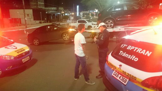 Batalhão de Trânsito da PM realiza blitz preventiva e prende condutor embriagado Operação