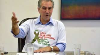 Reinaldo Azambuja apresenta Campanha de Doação de Órgãos nesta quarta-feira na governadoria Foto: Jessica Barbosa
