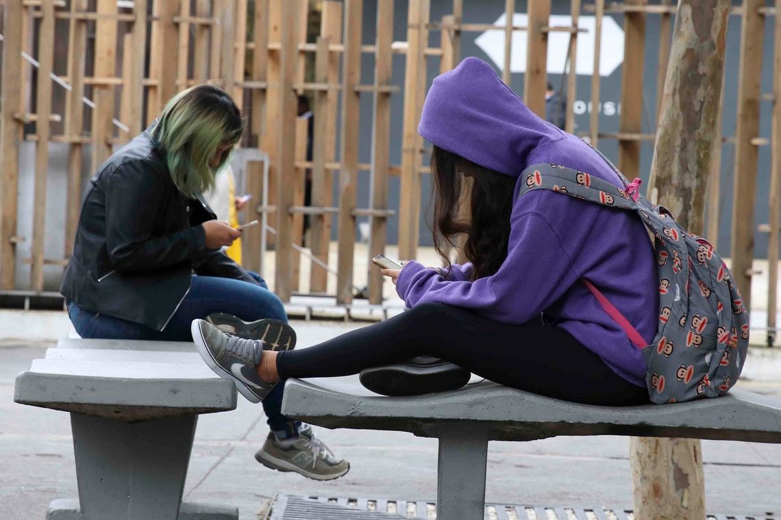 Uso de celular com cabeça inclinada pode causar lesão na cervical Rovena Rosa/Agência Brasil