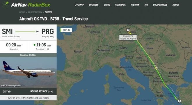 Avião que foi da Gol voa por mais de duas horas com apenas um motor Aeronave continuou voo até Praga com somente um motor funcionando. Reprodução/Airline