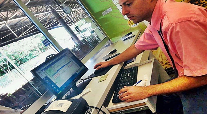 A primeira passagem foi emitida no dia 16 de janeiro pela empresa Eucatur, no município de Dourados