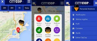 Chega ao Brasil o CityCop, app que usa GPS para evitar crimes Divulgação