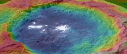 Luzes em cratera do planeta Ceres intrigam cientistas Nasa