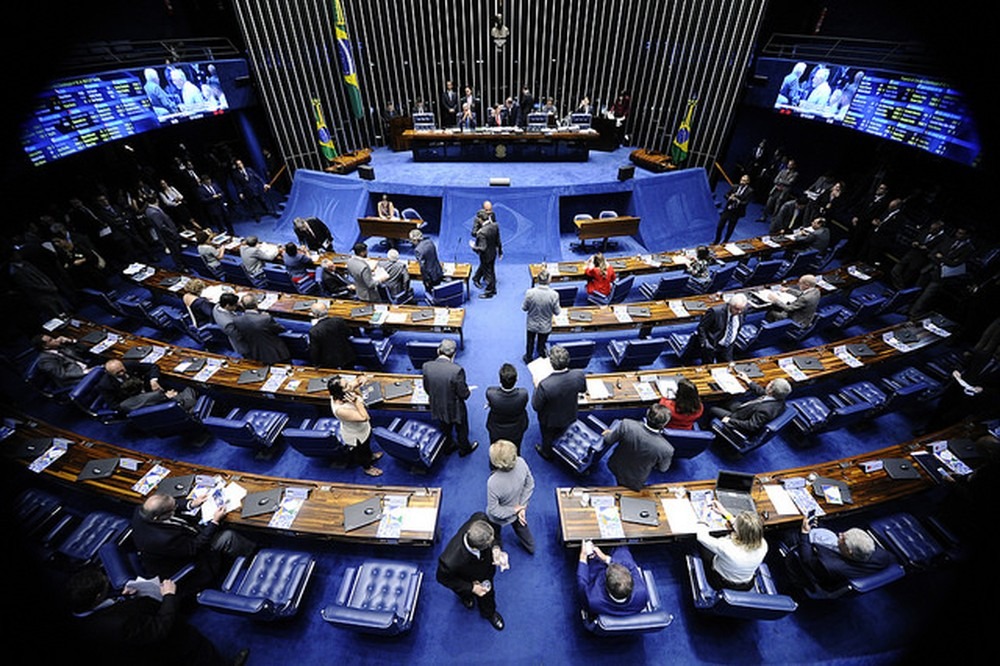 O plenário do Senado, em Brasília (Foto: Marcos Oliveira, Agência Senado)