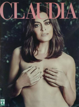 Juliana Paes posa de topless por uma causa nobre Juliana Paes na edição de outubro da revista