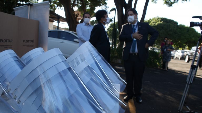Sesau recebe mais de 650 protetores faciais no combate ao Covid-19 Divulgação
