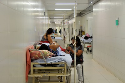 Hospital Universitário, em Campo Grande, é um dos afetados pela falta de criação de leitos - Foto: Valdenir Rezende / Correio do Estado