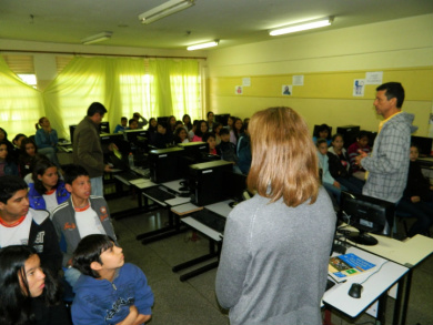 Foto:Arquivo Semadur
As atividades acontecem em escolas e instituições