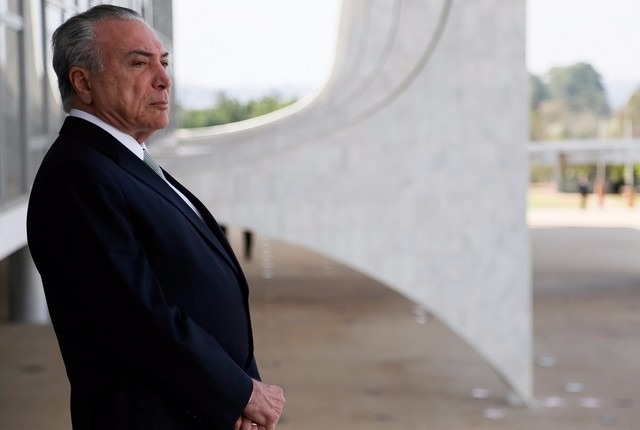 Temer viaja nesta terça para a China em busca de interessados em concessões Imagem mostra o presidente Michel Temer na área externa do Palácio do Planalto (Foto: Beto Barata/PR)