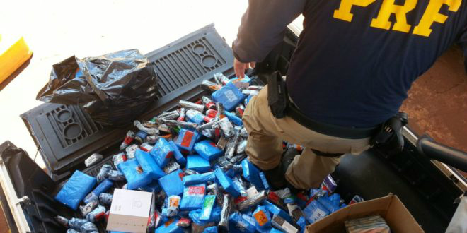 PRF apreende equipamentos eletrônicos contrabandeados em rodovia do MS