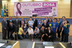 Vereadores recebem visita de alunos da Pestalozzi Vereadores recebem visita de alunos da Pestalozzi