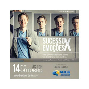 ACICG promove nesta quarta-feira Palestra: Sucesso X Emoções Divulgação