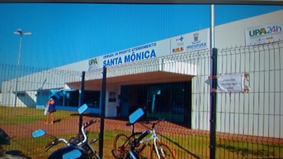 UPA Santa Mônica, em Campo Grande (Foto: Reprodução/TV Morena)
