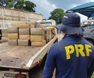 Carga de maconha é a maior apreensão no Paraná desde 2015 - Divulgação/PRF-PR