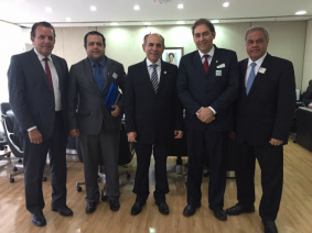 Prefeito Alcides Bernal se reúne com Ministro da Saúde Prefeito Alcides Bernal se reúne com Ministro da Saúde