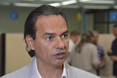 Durante lançamento do Plano de Turismo, Marcos Trad pede satisfação na conclusão do Aquário - Foto: Álvaro Rezende/Correio do Estado