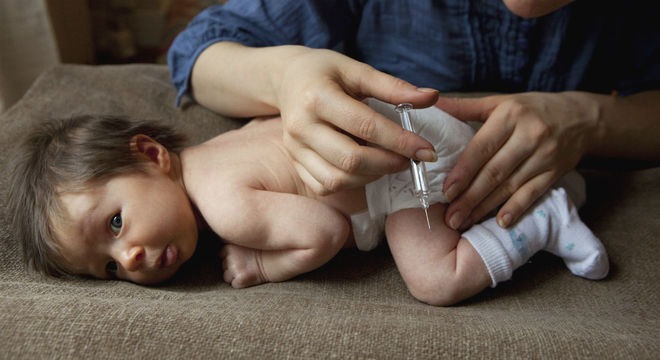 Ministério da Saúde destinou 23 mil doses de vacina contra o sarampo para MS 3,5 mil já estão sendo distribuídas nas unidades de saúde em Campo Grande. Bebê Mamãe