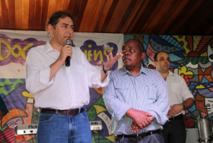 Prefeito Alcides Bernal prestigia festa dos professores da Capital Foto:César Krugel