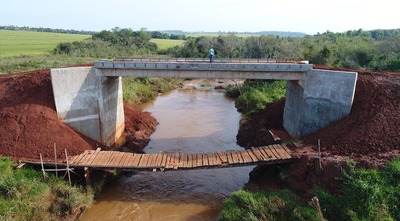 Obra de ponte em Sete Quedas segue em ritmo acelerado