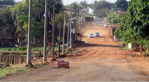 Avenida Porto Taboado receberá novos investimentos e pavimentação avança