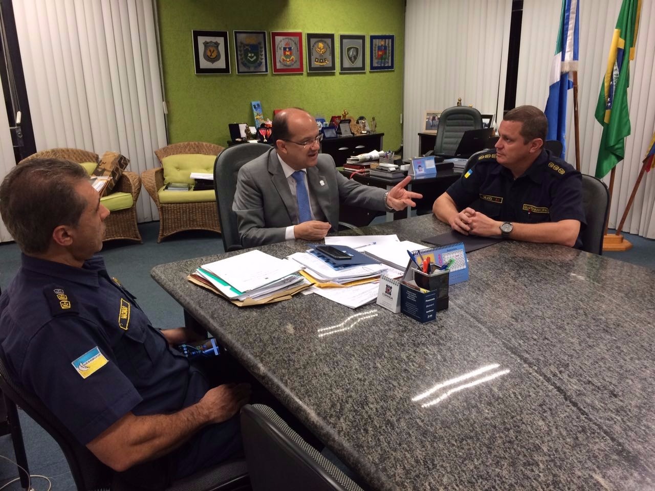 Guarda Municipal solicita viaturas, armamentos munições e coletes na Sejusp