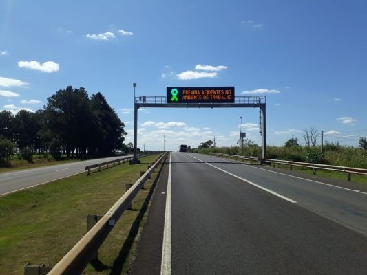Movimento Abril Verde encerra com alerta aos motoristas da BR-163 Divulgação