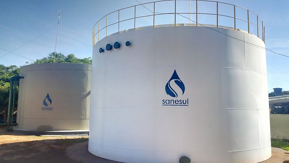 Sanesul realiza obras importantes no fornecimento de água tratada em Iguatemi