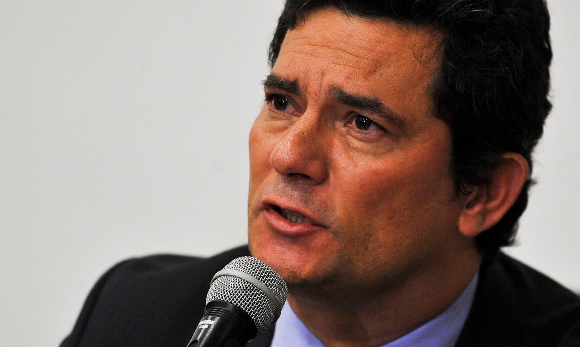 Moro chega à PF e depõe sobre acusações contra Bolsonaro Marcello Casal JrAgência Brasil