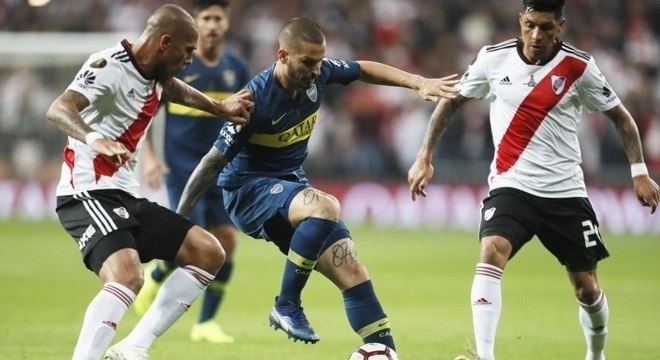 River vira sobre Boca e conquista Libertadores 2018 em final histórica River e Boca decidiram a Copa Libertadores neste domingo (9), em Madri. Reprodução/Twitter Boca Juniors