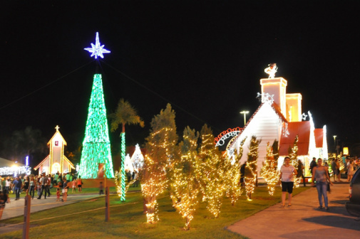 Cidade do Natal encanta visitantes e prossegue com shows culturais Foto:César Krügel