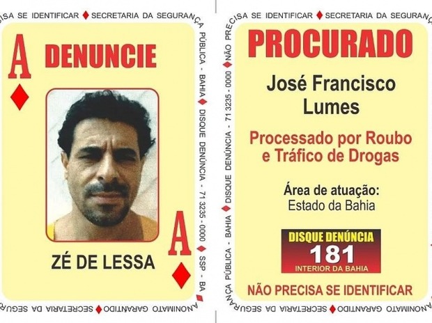 Bandido mais procurado da Bahia é um dos mortos em confronto com polícia (Divulgação)